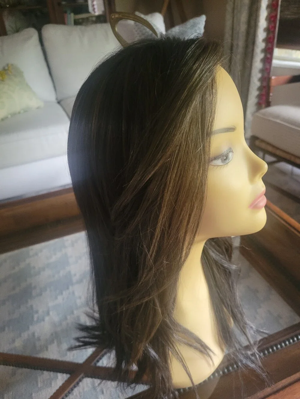 Belle Tress Wig FIRENZE Triple Chocolate R Hf Synthetic Brunette